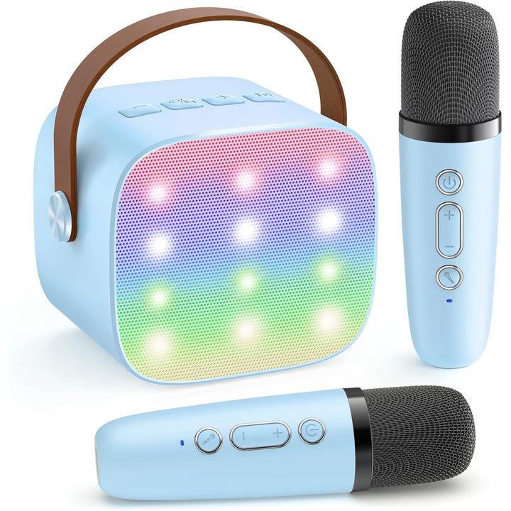 Portable Karaoke Machine With Bluetooth Speaker And Two Wireless Microphones - Image 24