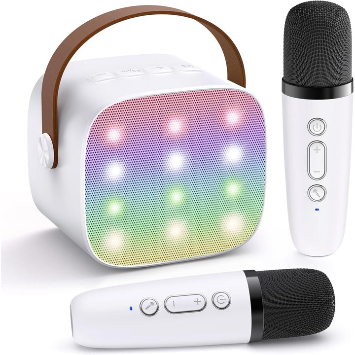 Portable Karaoke Machine With Bluetooth Speaker And Two Wireless Microphones - Image 15