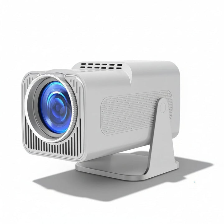 Portable Mini Smart Projector With Rotating Stand 4K Support And Built-In Streaming Apps - Image 1