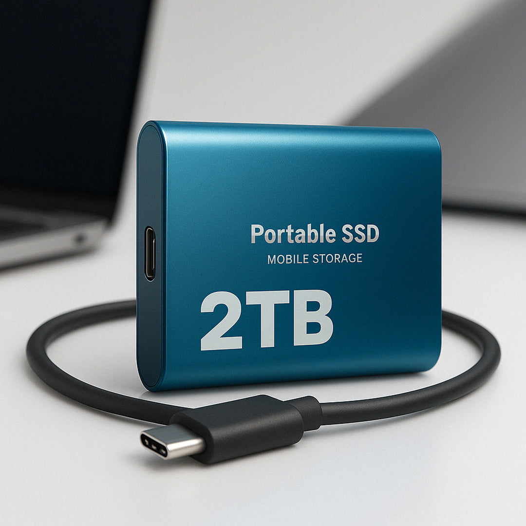 Portable SSD Usb-C External Drive Shock Resistant For Windows Mac Linux - Image 4