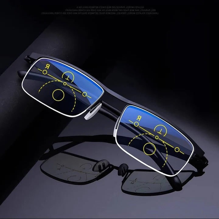 Progressive Reading Glasses With Photochromic Lenses Blue Light Filter And UV Protection - Image 1