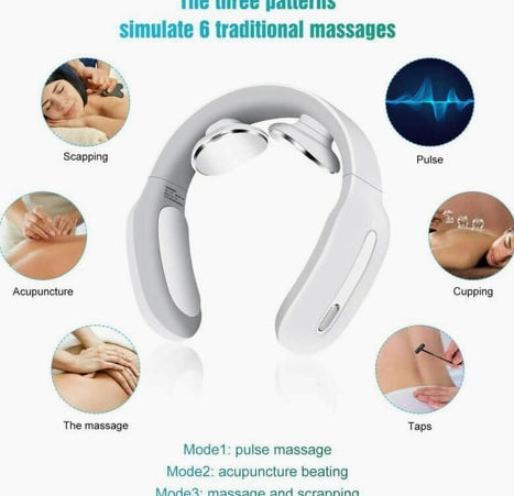 Pulse & Heat Intelligent Neck Massager With 15 Strength Levels Portable And Cordless - Image 7