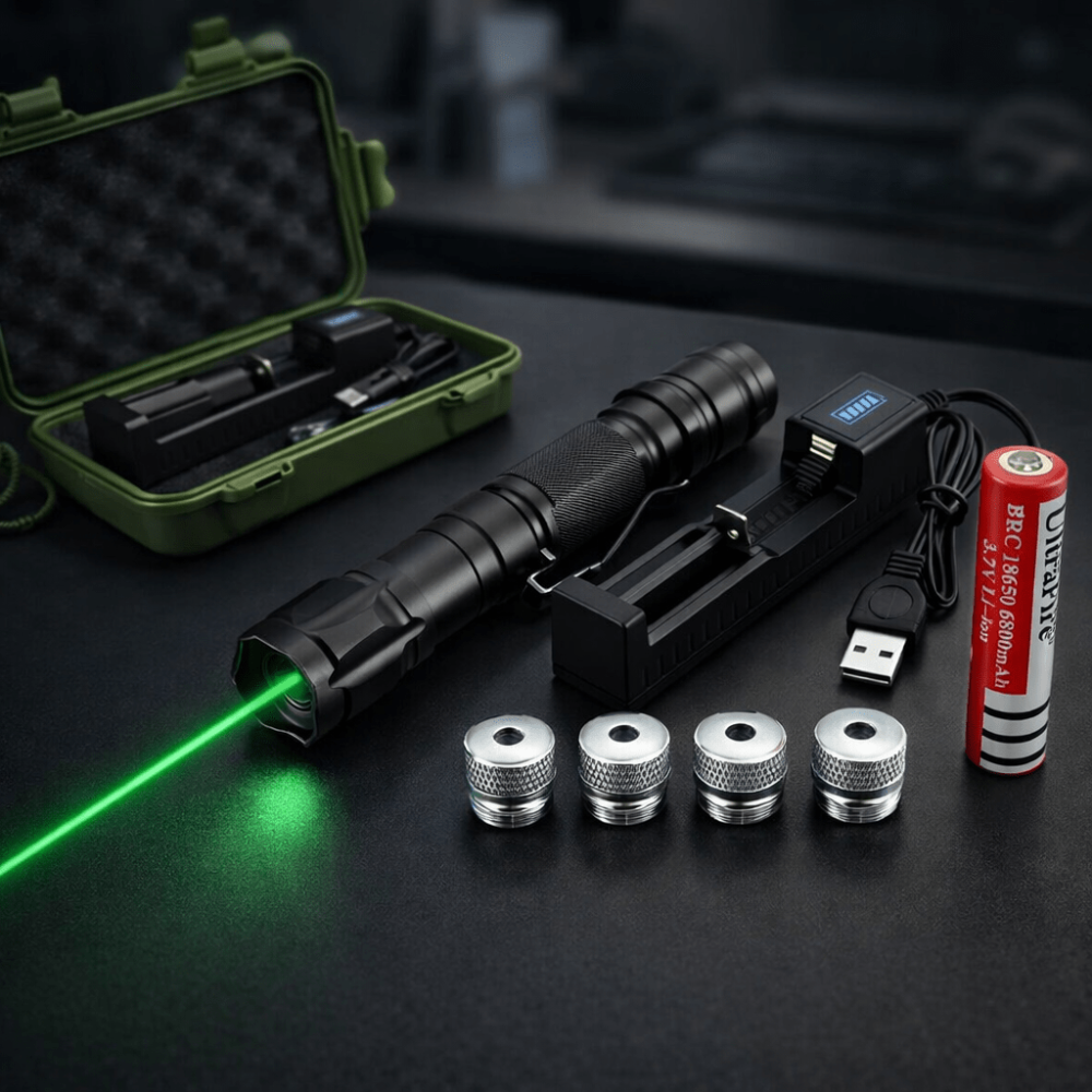 Rechargeable Battery Laser Pointer Adjustable Focus - Image 1