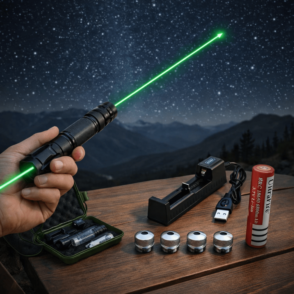 Rechargeable Battery Laser Pointer Adjustable Focus - Image 2