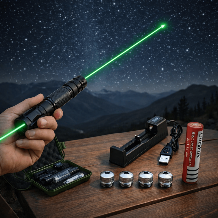Rechargeable Battery Laser Pointer Adjustable Focus - Image 2
