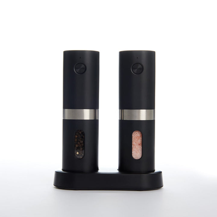 Rechargeable Salt And Pepper Mill Set With Adjustable Grind And LED Light - Image 2