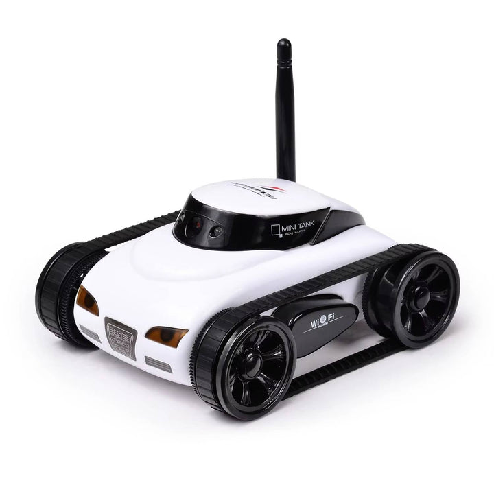 Remote Control Car With Camera For Wi-Fi App Controlled Spy Tank With Adjustable Camera - Image 1