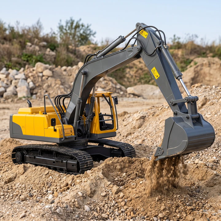 Remote Control Excavator With 680 Degree Rotation And Heavy Duty Tracks - hero