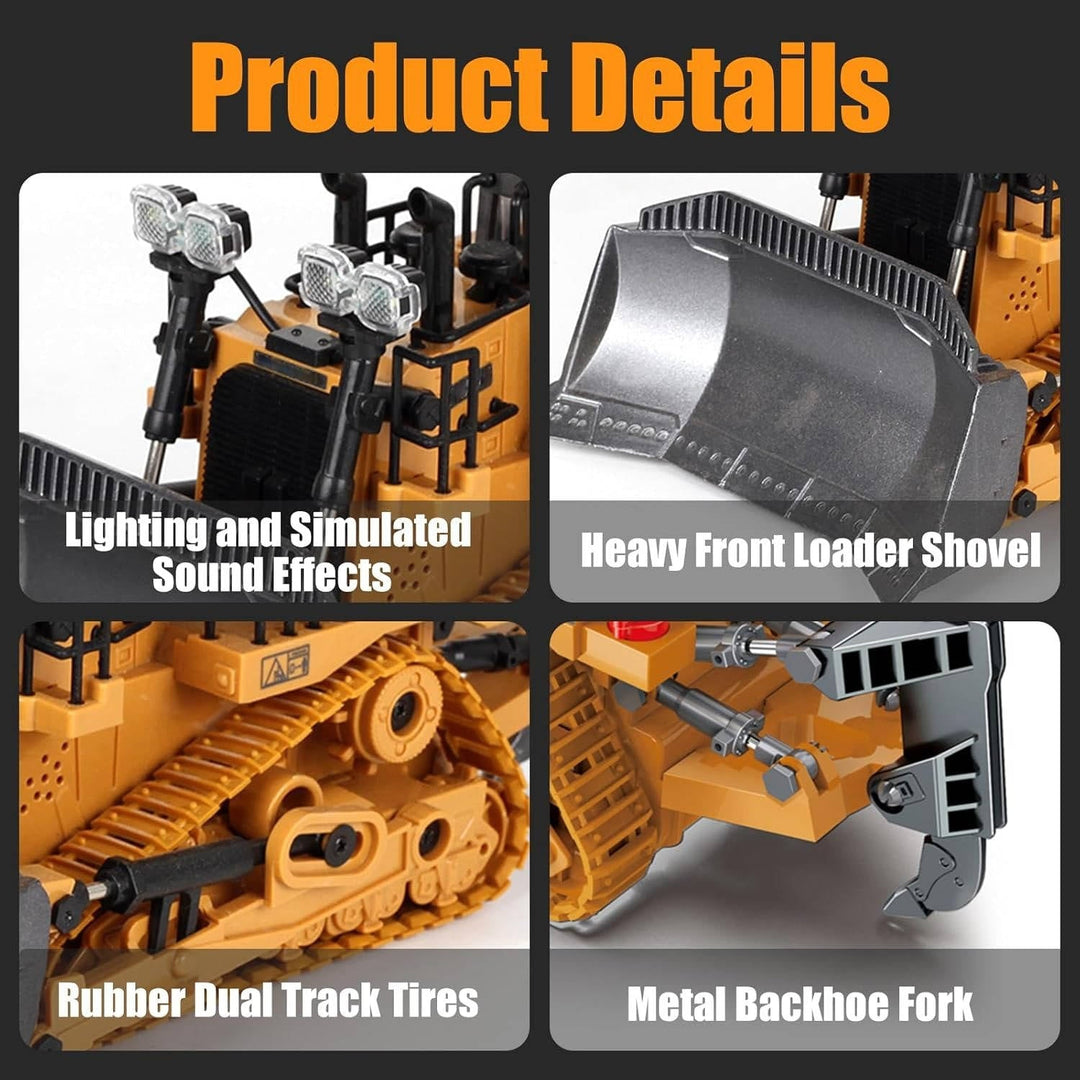 Remote Control Excavator With 680 Degree Rotation And Heavy Duty Tracks - Image 11