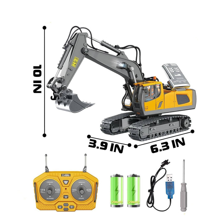 Remote Control Excavator With 680 Degree Rotation And Heavy Duty Tracks - Image 7