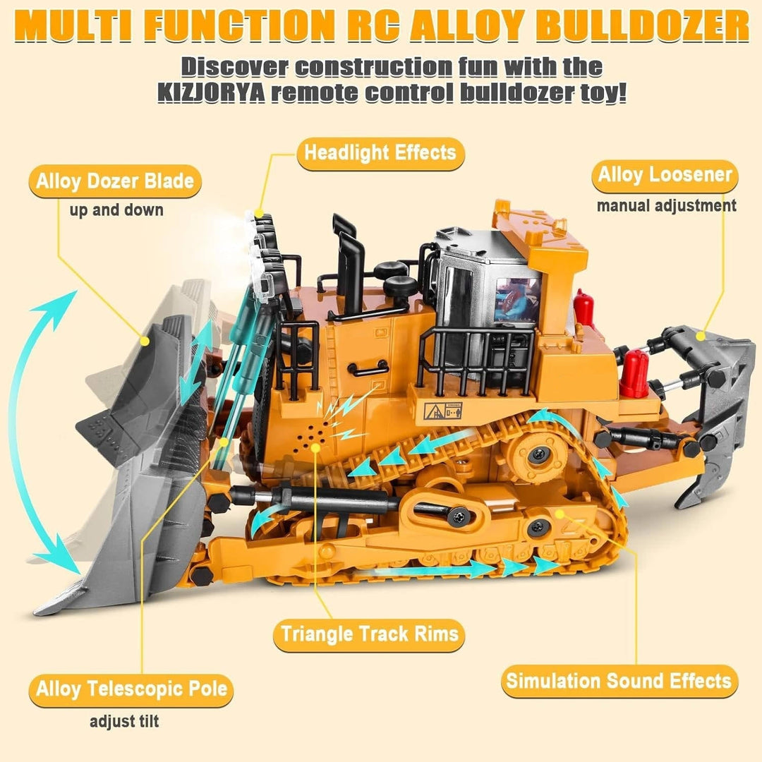 Remote Control Excavator With 680 Degree Rotation And Heavy Duty Tracks - Image 9