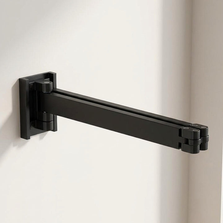 Retractable Drying Rack Folding Wall-Mount Hanger With Multiple Hooks For Clothes Drying - Image 18