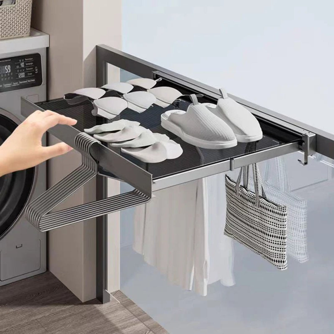 Retractable Invisible Storage Rack Space-Saving Drying Solution - Image 1