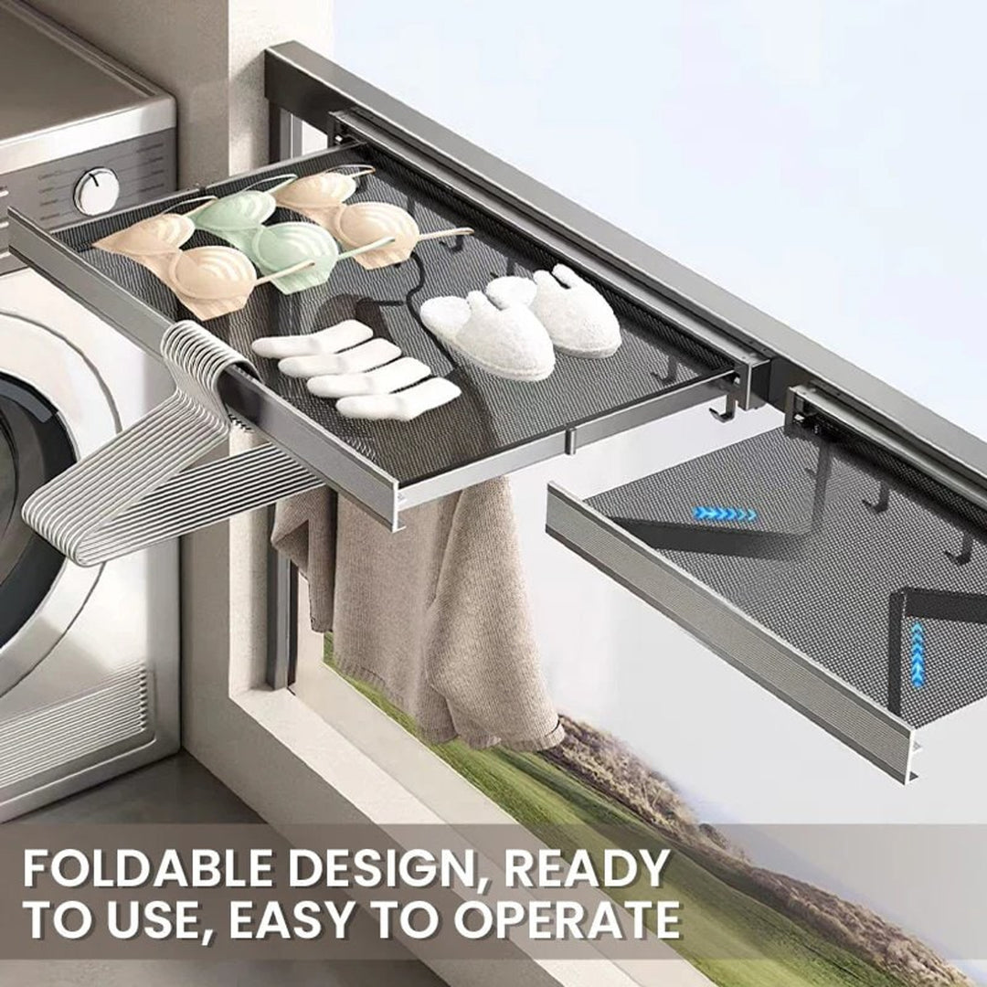 Retractable Invisible Storage Rack Space-Saving Drying Solution - Image 4