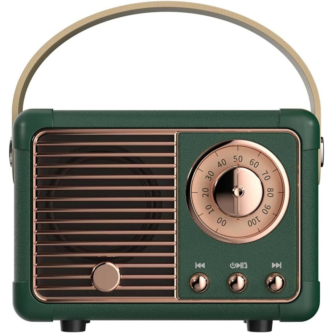 Retro Bluetooth Speaker With Vintage Radio Design And Crystal-Clear Sound - Image 1