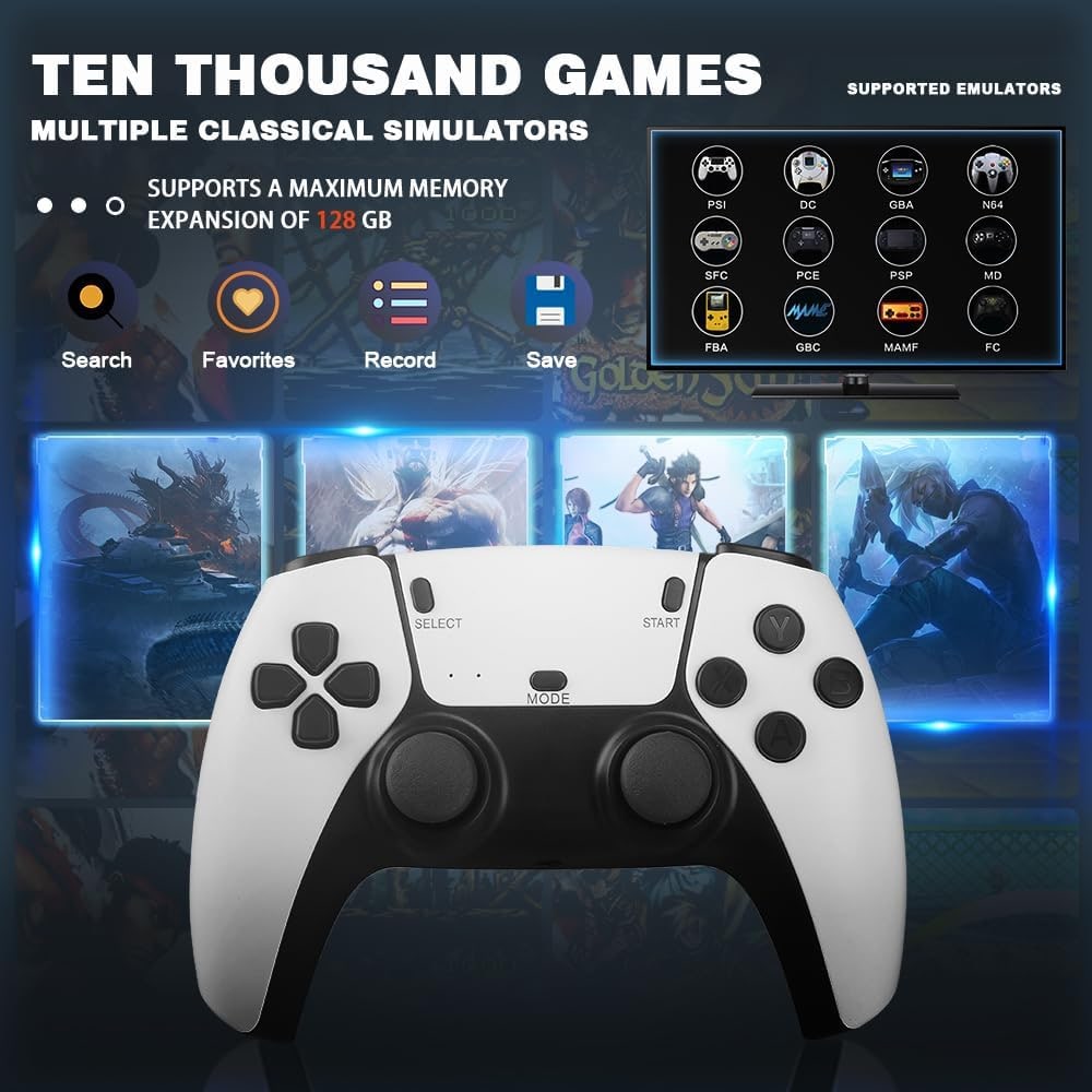 Retro Game Console 4K Game Console Handheld Dual Controller - Image 5