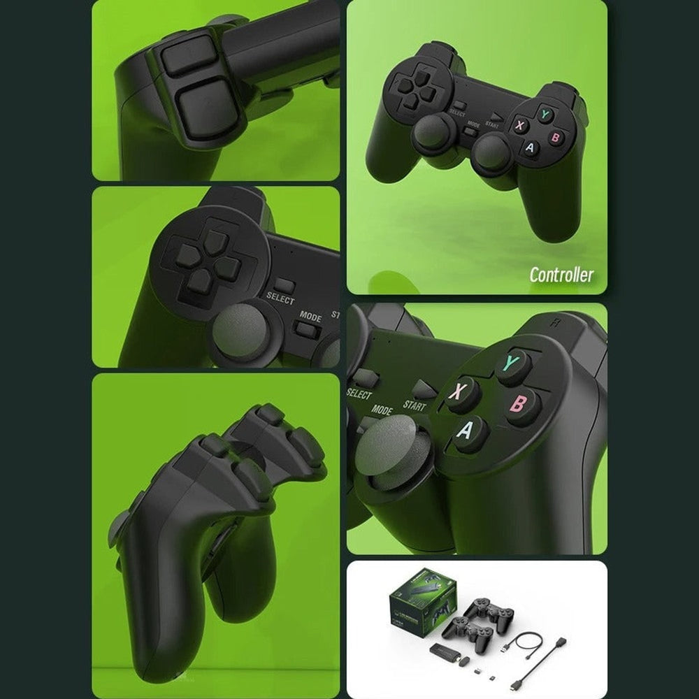 Retro Gaming Console With 2 Wireless Controllers And 4K HDMI Output For TV Plug And Play - Image 8