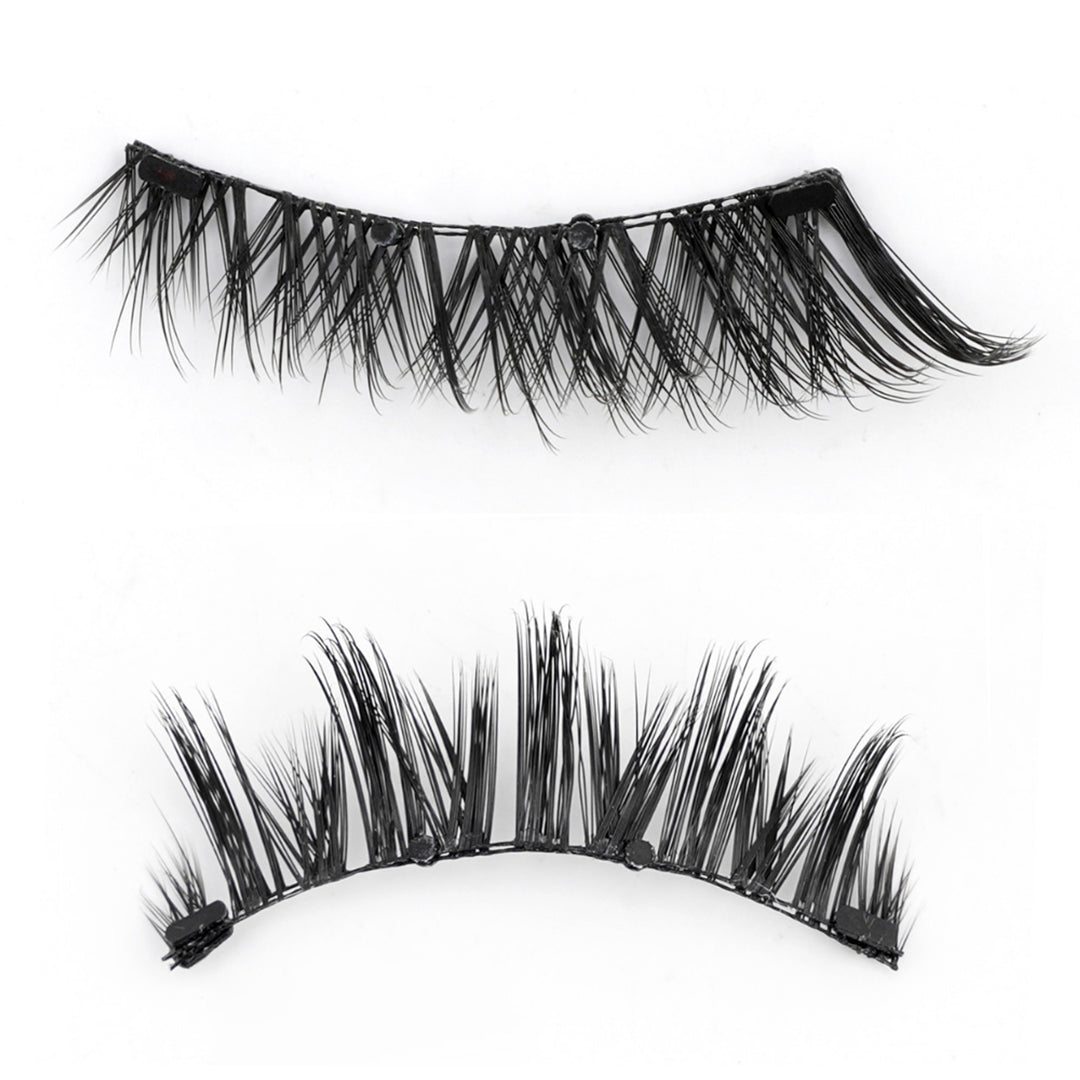 Reusable Magnetic Eyelash Set With Tweezer Applicator No Glue Needed - Image 6