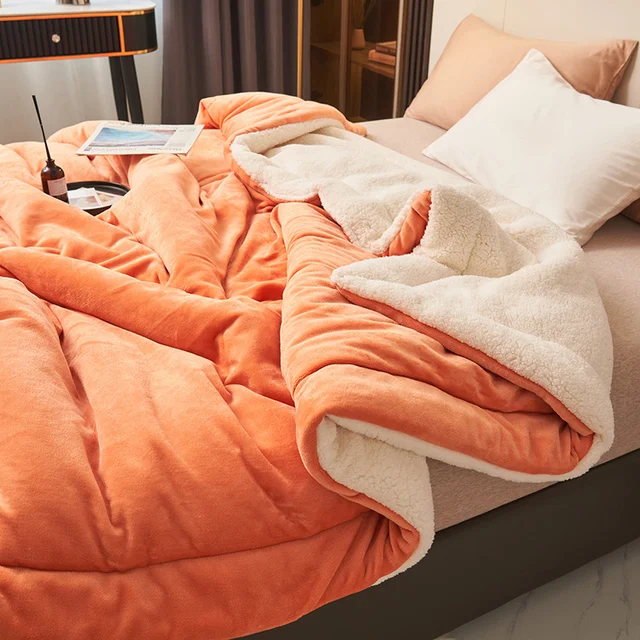 Reversible Quilted Flannel Fleece Blanket - Image 8