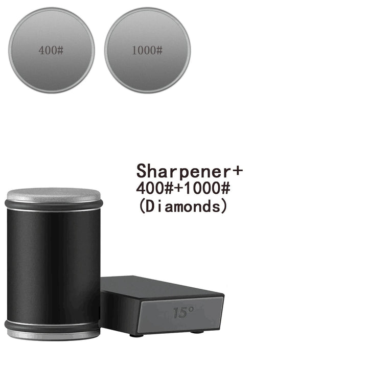 Rolling Knife Sharpener With Dual-Angle Kitchen Blade Tool And Magnetic Holder - Image 3