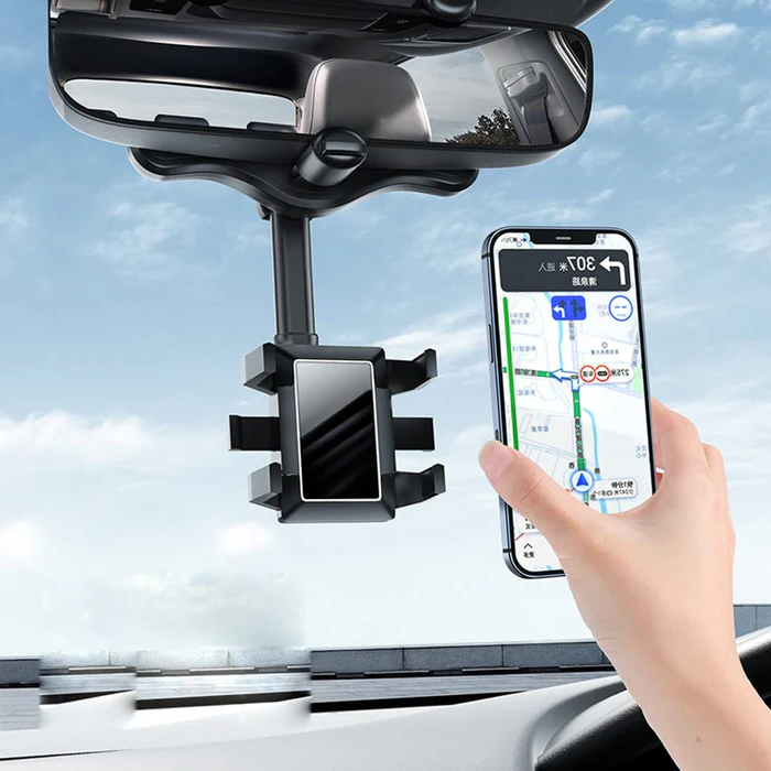 Rotatable Car Phone Holder With 360-Degree Adjustable Retractable Arm - Image 5