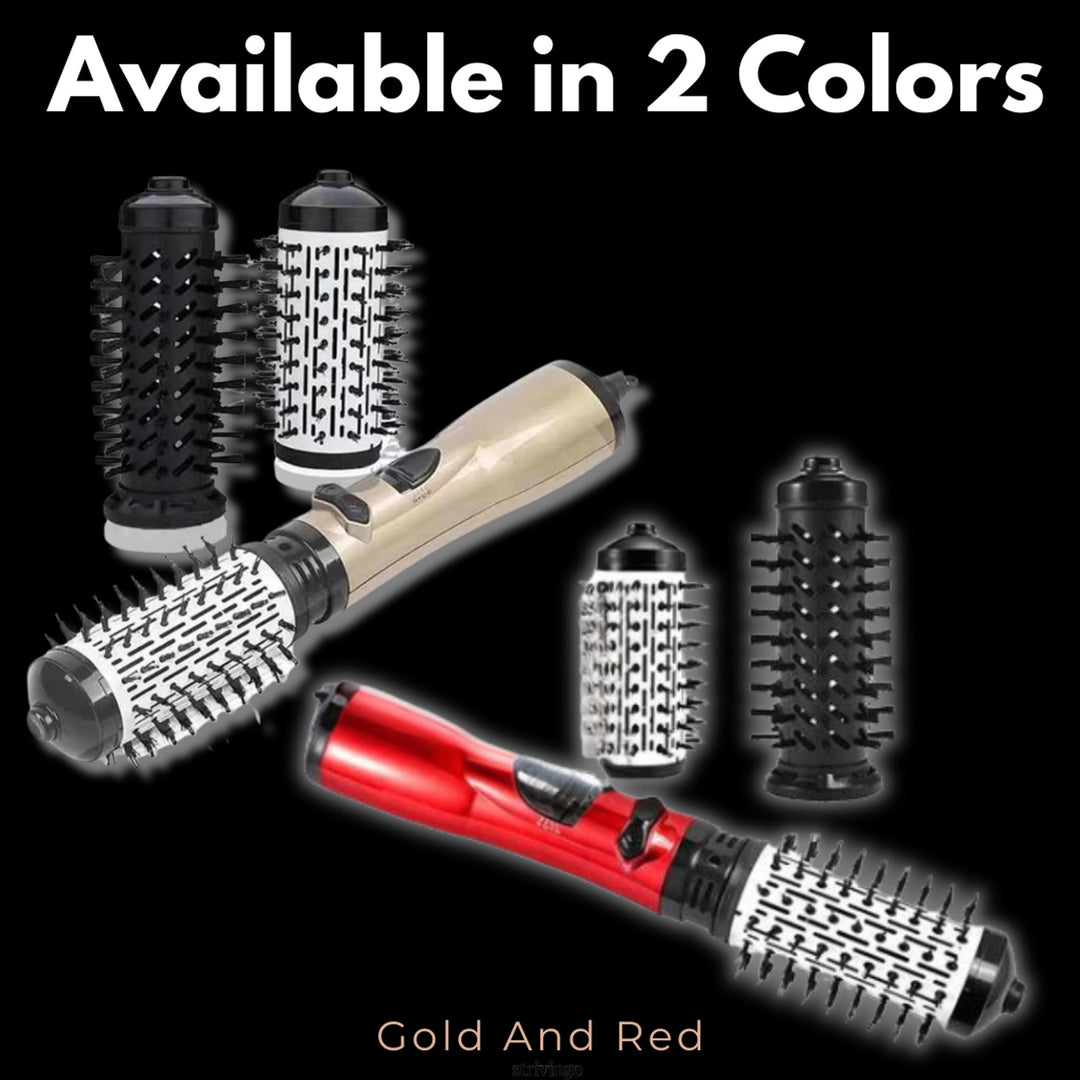 Rotating Hair Dryer Styler With 2-In-1 Volumizing Brush System And 360° Rotation With Adjustable Directions - Image 7