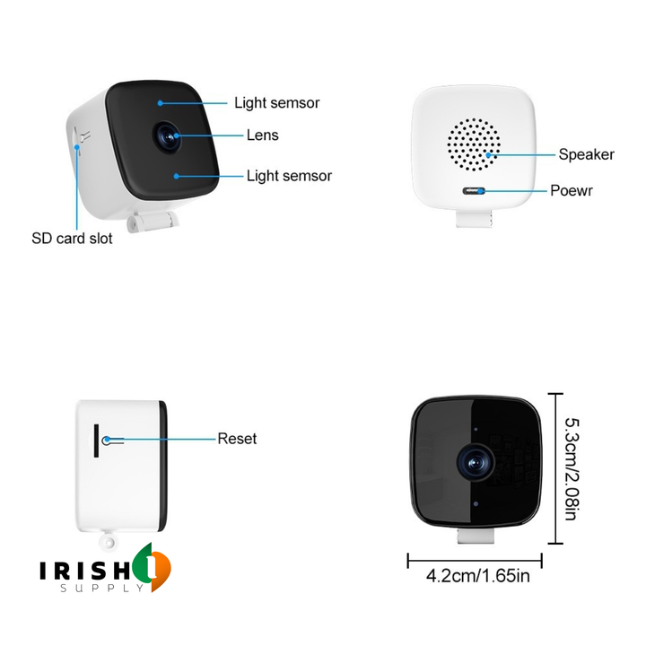 SAFESIGHT Smart AI Window Security Camera With Dual-Band Wi-Fi SD Card Storage And No Monthly Fees - Image 3