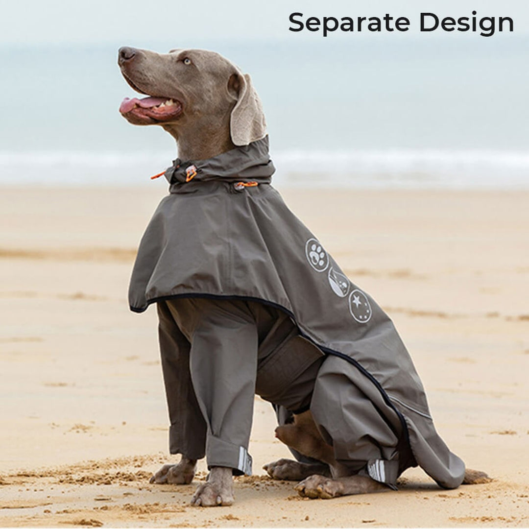 Sandsberg032519 Reflective Waterproof Raincoat For Dogs Four Legs - Image 5