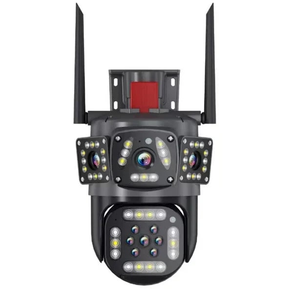 Security Camera Dual Lens Outdoor Waterproof Wireless WiFi HD Triple - Image 7