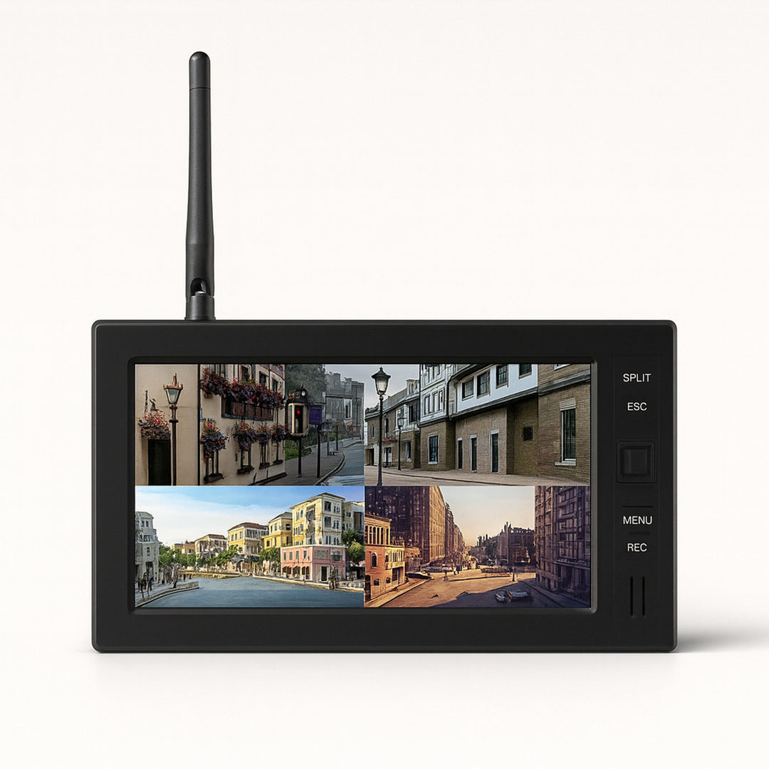 Security Camera System With 7-Inch LCD Monitor Wireless Outdoor Camera And Night Vision - Image 4