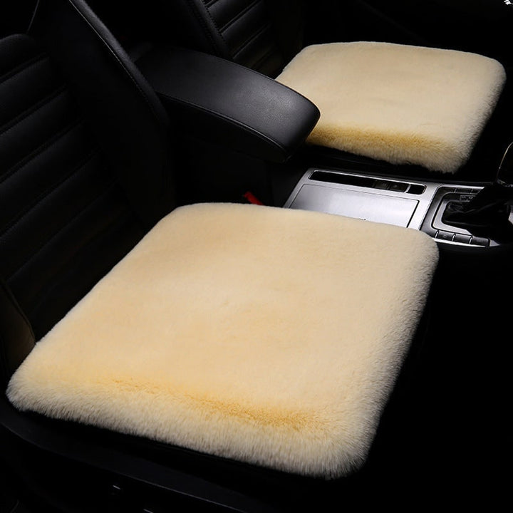 Sheepskin Car Seat Cushion With Anti-Slip PVC Dots - Image 10