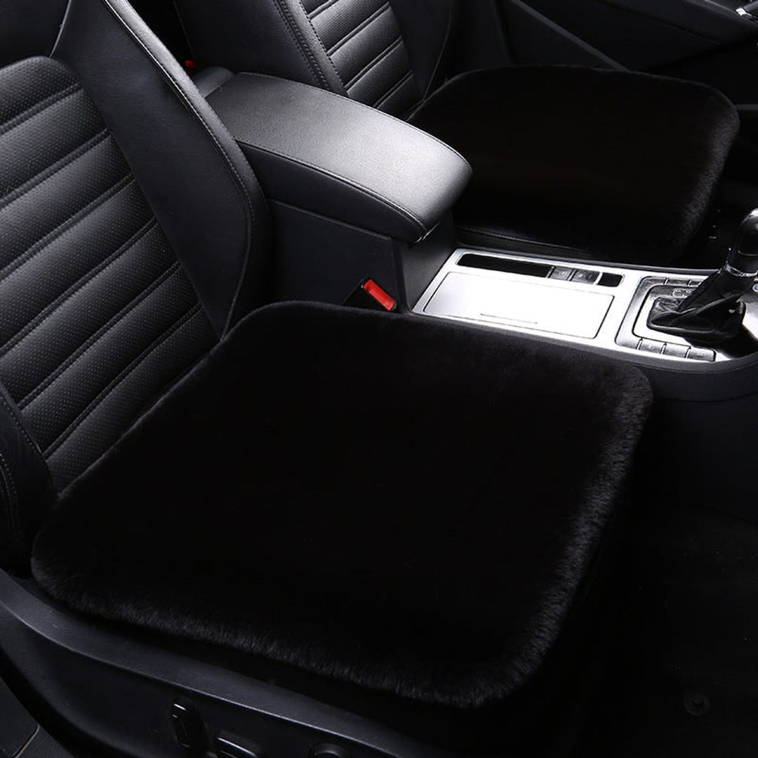 Sheepskin Car Seat Cushion With Anti-Slip PVC Dots - Image 7
