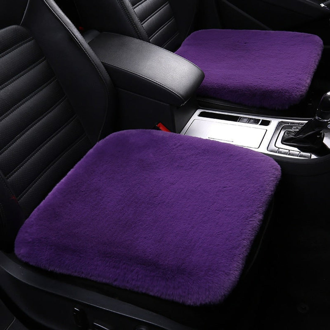 Sheepskin Car Seat Cushion With Anti-Slip PVC Dots - Image 8