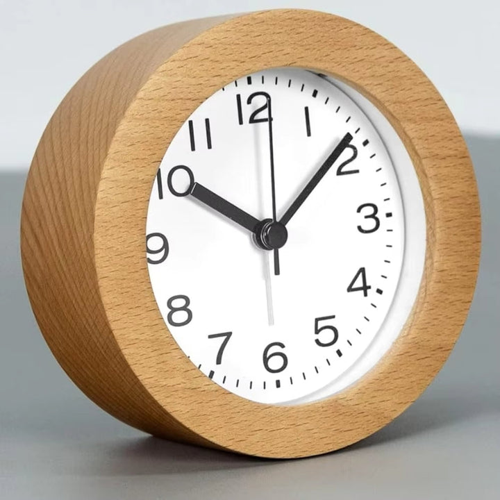 Silent LED Wooden Alarm Clock - Image 8