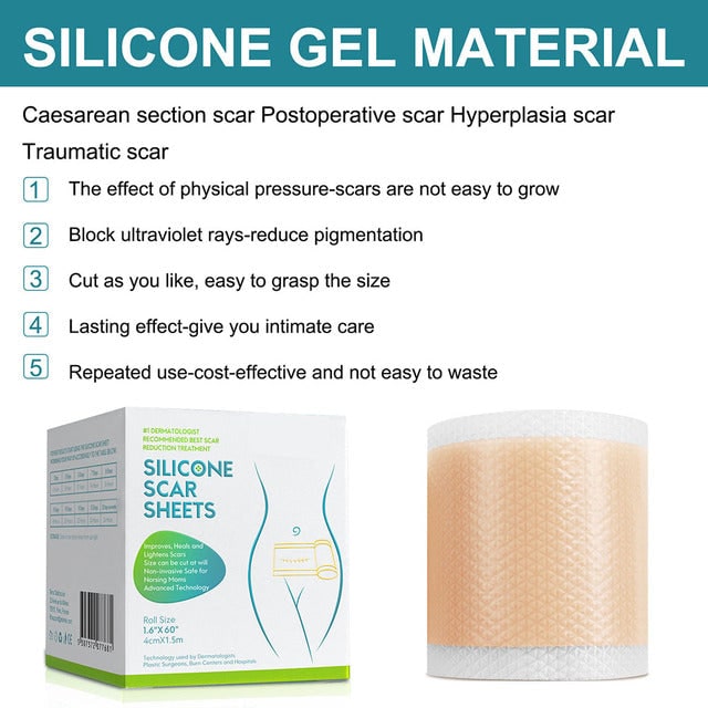 Silicone Scar Tape Roll For Improved Appearance Texture And Size Of Scars - Image 4