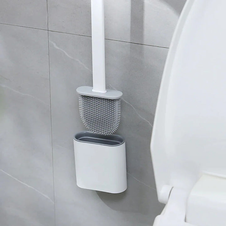 Silicone Toilet Brush With Flexible Head For A Thorough Rust-Free Clean - Image 1