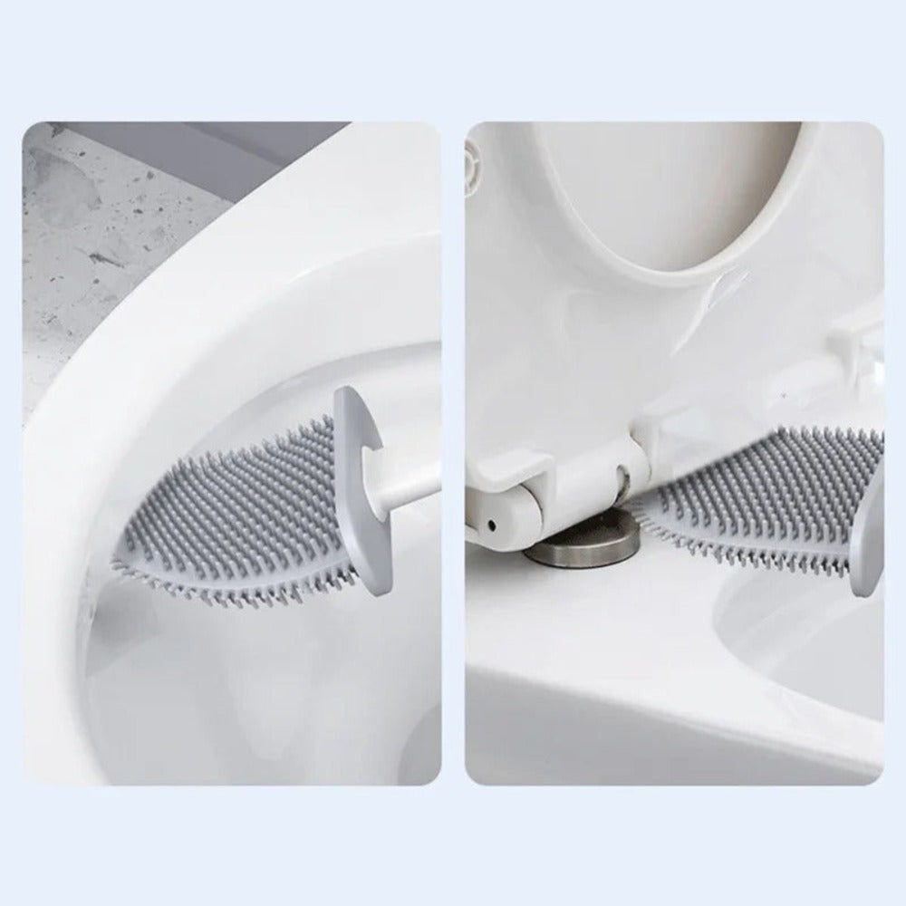 Silicone Toilet Brush With Flexible Head For A Thorough Rust-Free Clean - Image 2