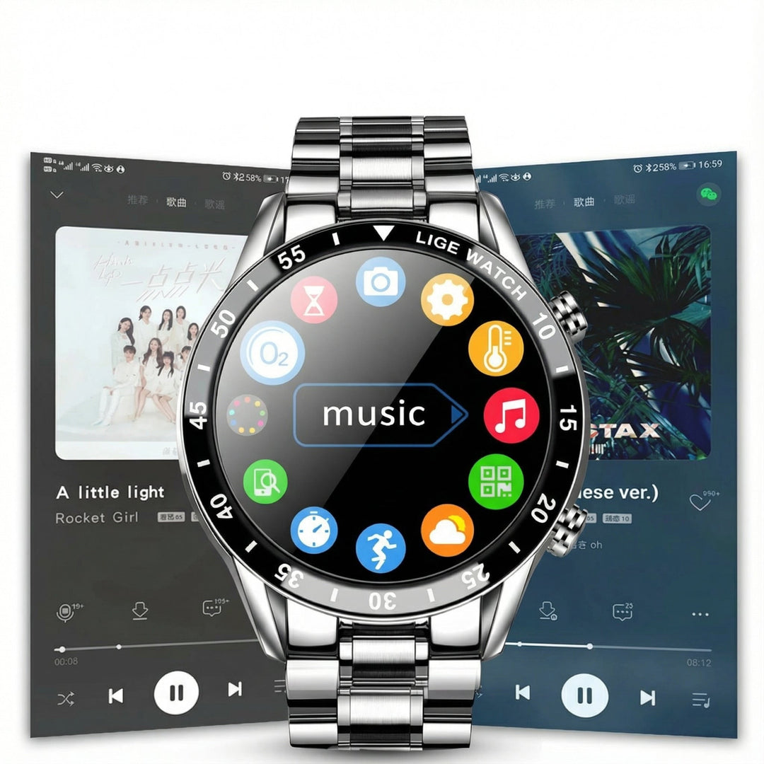 Smartwatch With Touchscreen Clear Display And Comfortable Band - Image 3