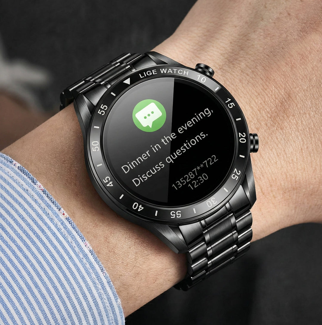 Smartwatch With Touchscreen Clear Display And Comfortable Band - Image 9