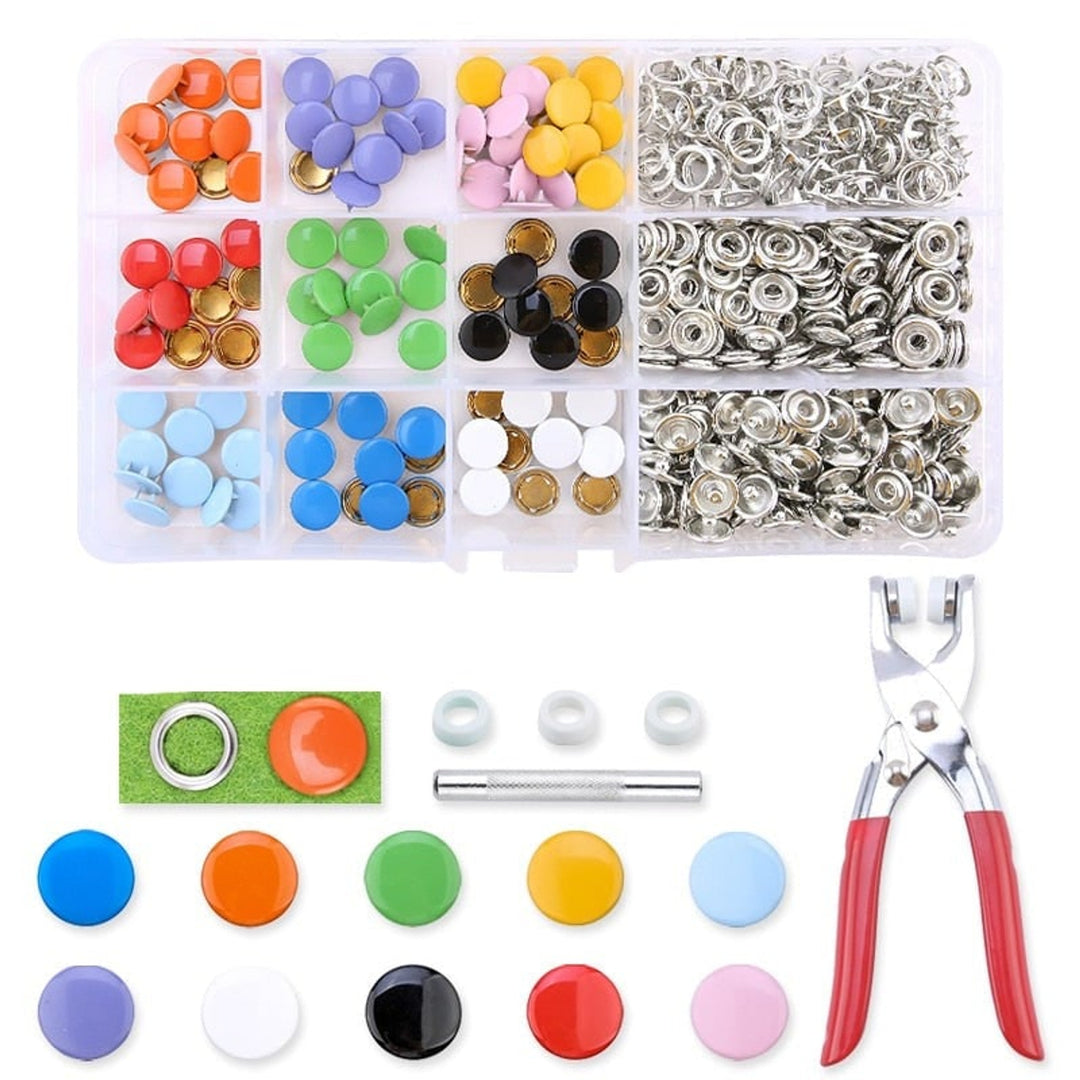 Snap Button Tool Kit For Fabric With Easy No-Hammer Installation - Image 2