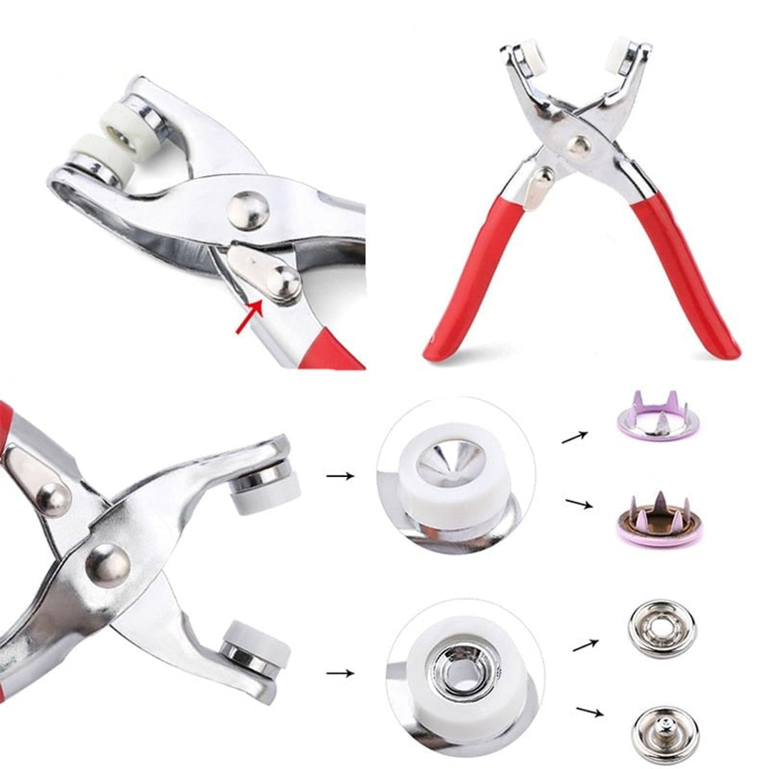 Snap Button Tool Kit For Fabric With Easy No-Hammer Installation - Image 12