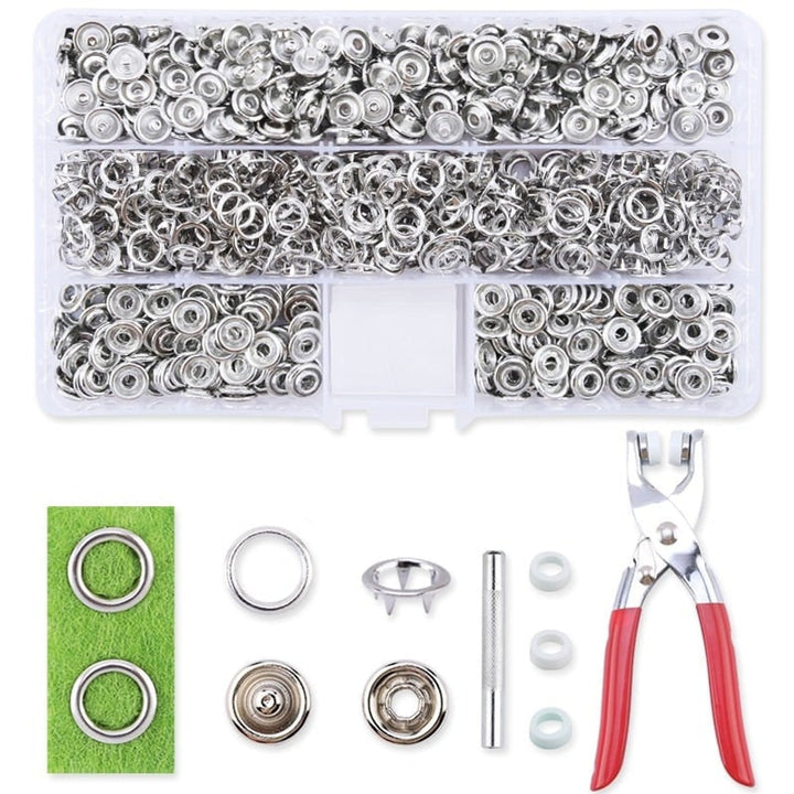 Snap Button Tool Kit For Fabric With Easy No-Hammer Installation - Image 5