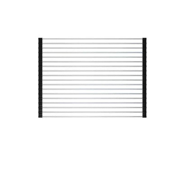Stainless Steel Folding Drain Rack Expandable Sink Organizer With Space-Saving Kitchen Storage Drying Design - Image 3