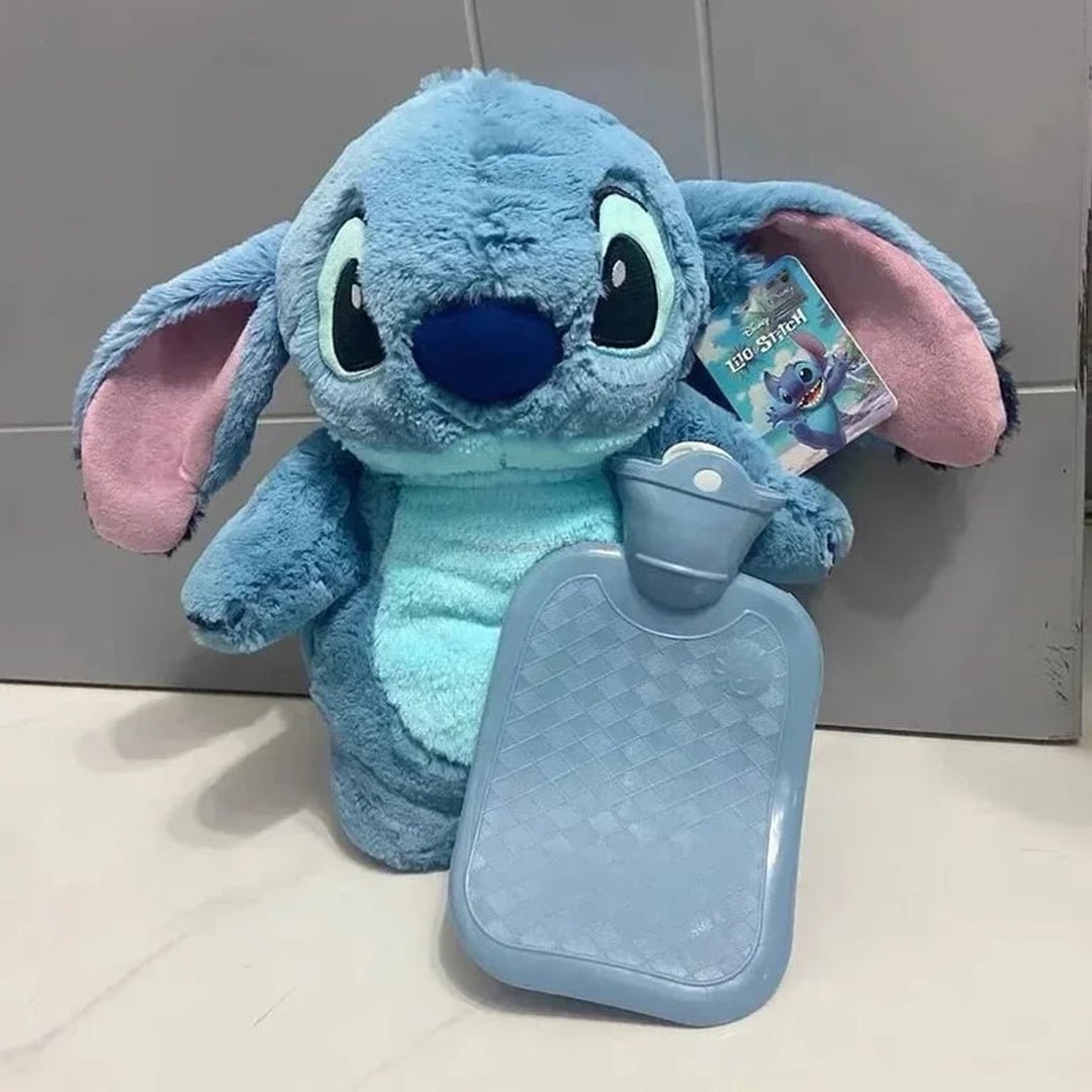 Stitch Extra Large Plush Hot Water Bottle A Cosy Winter Hand Warmer Gift - Image 1