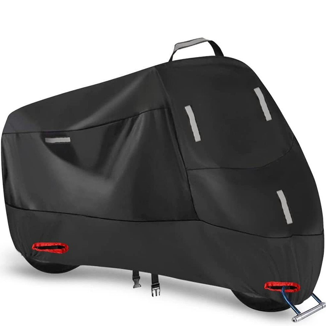 Stormshell Weatherproof Motorcycle Cover With Reflective Stripes And Reinforced Lock Openings - Image 8