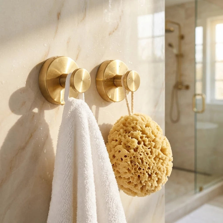 Suction Hooks Stainless Steel No Drill 4 Pack For Bathroom And Kitchen - Image 2