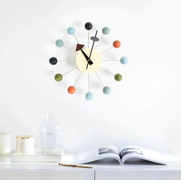 Sunburst Wall Clock Decorative Metal With Silent Movement - Image 11