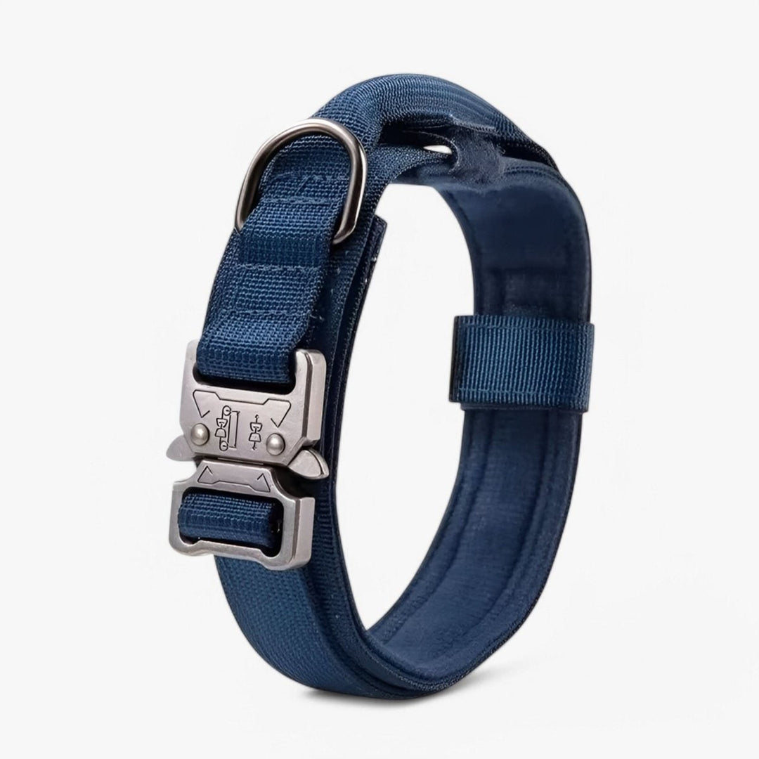 Tactical Dog Collar With Padded Interior And Integrated Control Handle For Training - Image 8