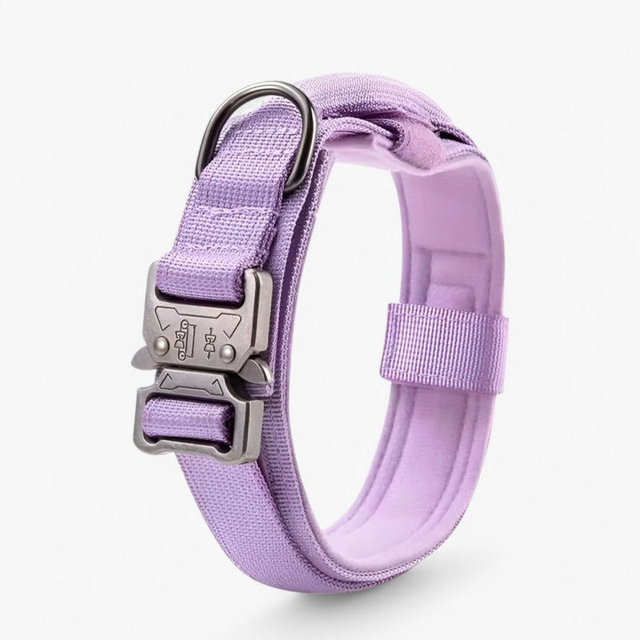 Tactical Dog Collar With Padded Interior And Integrated Control Handle For Training - Image 5