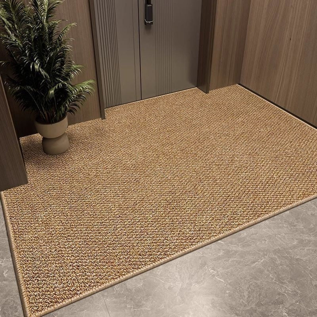 Textured Natural Fibre Door Mat With Absorbent Non-Slip Base - Image 5